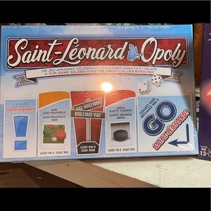 Saint-Leonard Opoly (monopoly) game new in box French francais